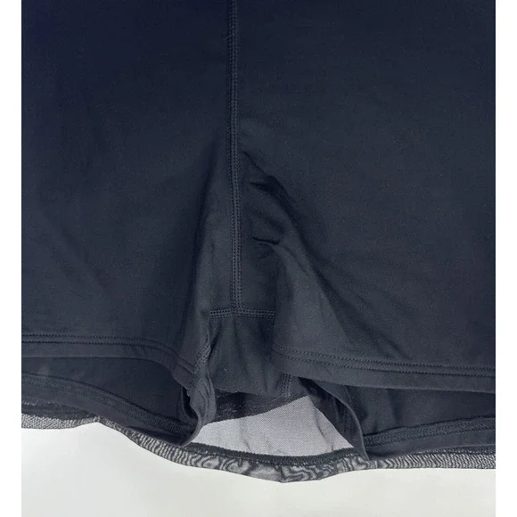 NWT Coco Reef Castaway Black Illusion-Overlay Mesh Layer Swim Skirt Shorts Large - Picture 10 of 10